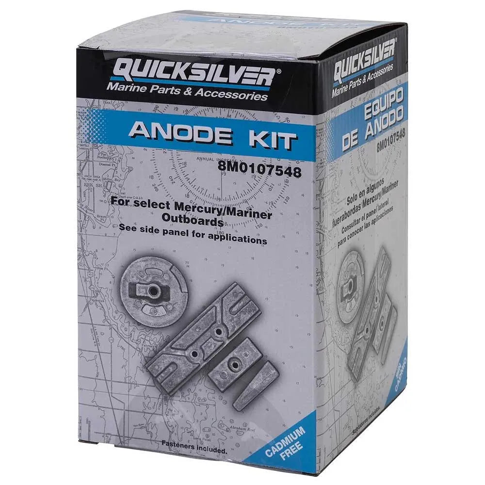 Quicksilver Aluminium Anode set for Select Mercury 75-150HP 8M0107548