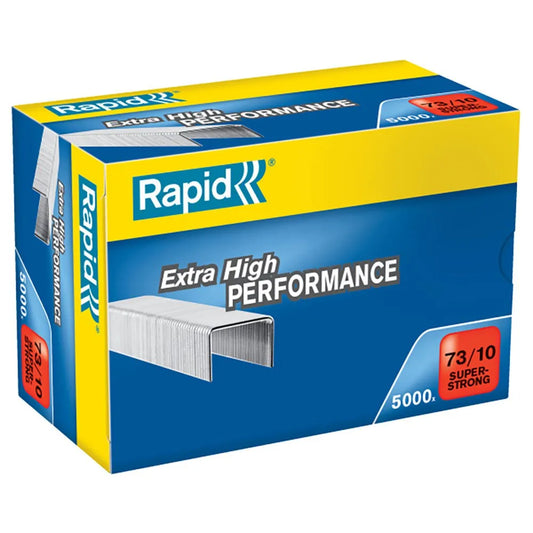 Rapid 73/10 mm x5000 Super Strong Galvanized Staples