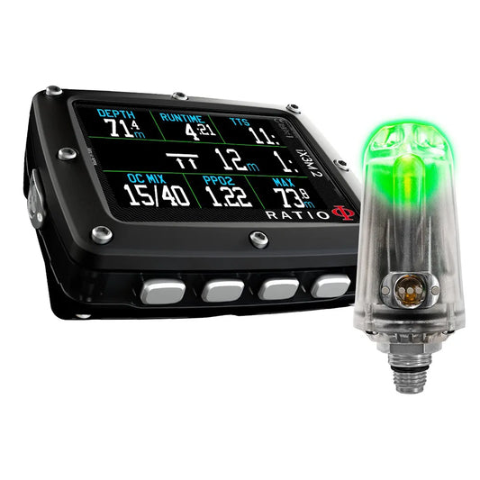 Ratio IX3M2 Tech + Transmitter + Shell Box dive computer