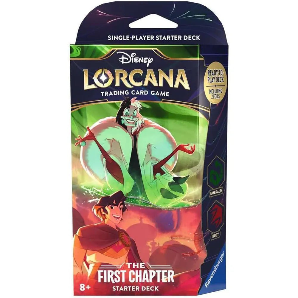 Ravensburger Disney Lorcana The First Chapter Starter Deck Emerald & Ruby english