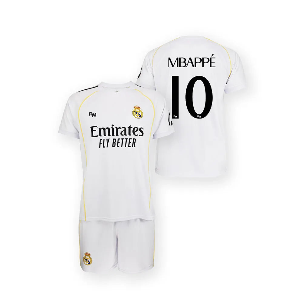 Real madrid 25/26 Mbappe home short sleeve set