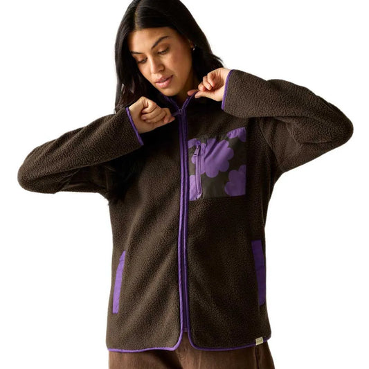 Regatta Orla Printed Borg full zip fleece