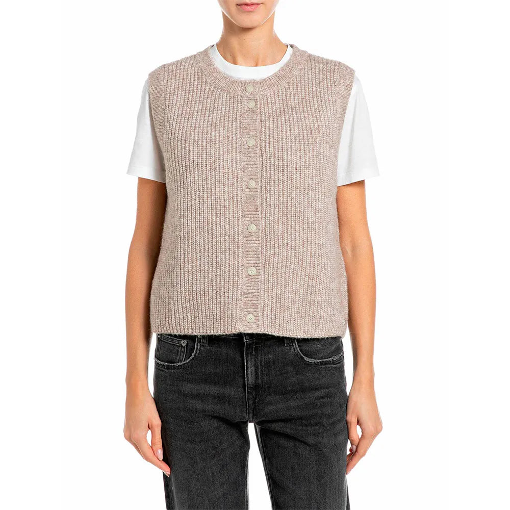 Replay DK009G.000.723TZ knitted vest