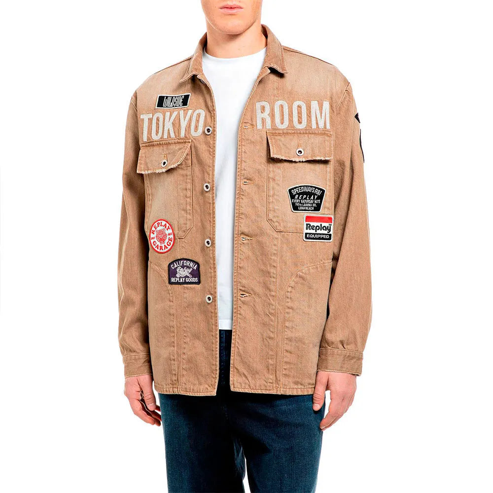 Replay M13MD.GPR.24420F Plus Size jacket