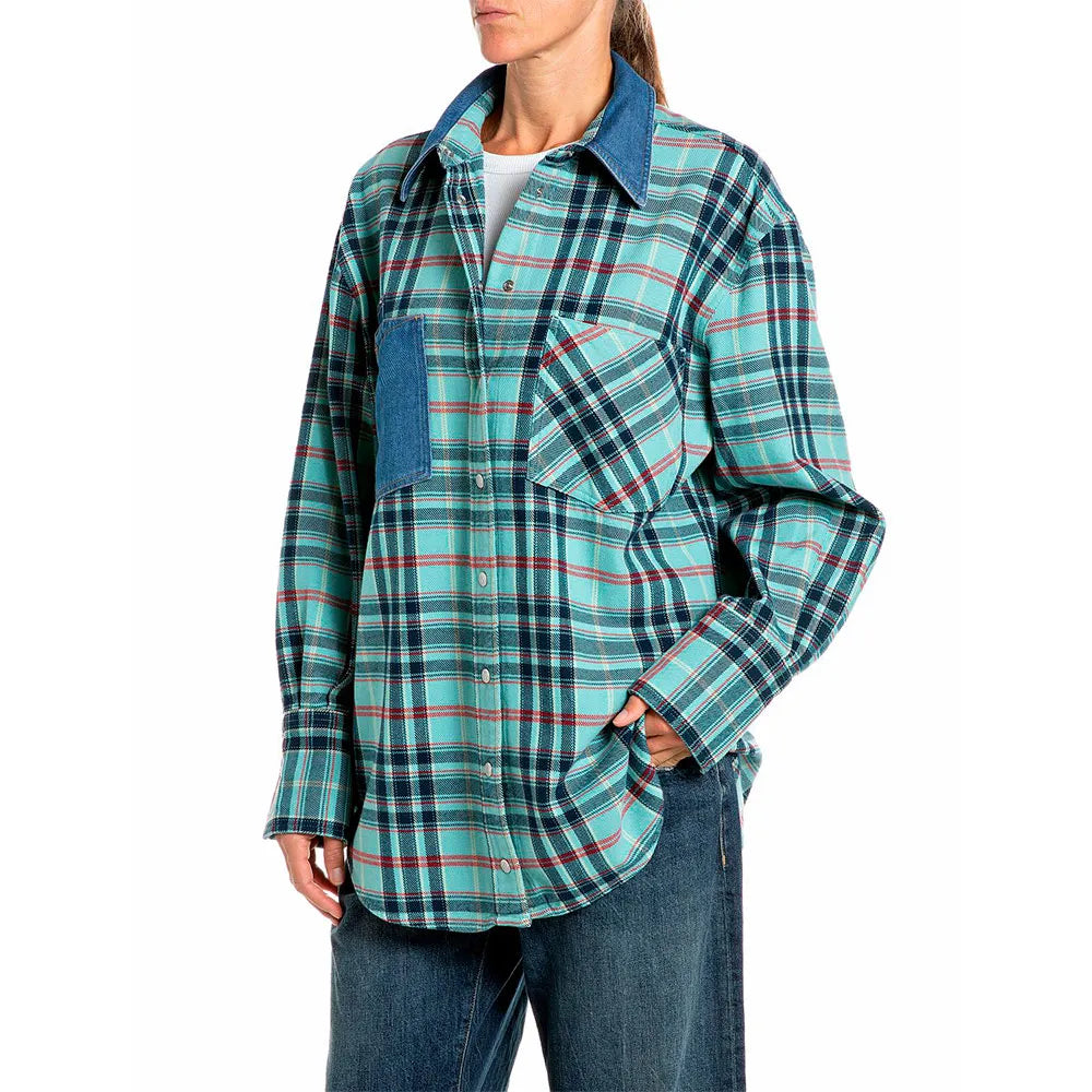 Replay W002T.000.00QYBW long sleeve shirt