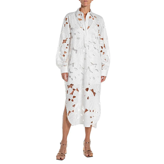 Replay W9244 .000.52882 long sleeve long dress