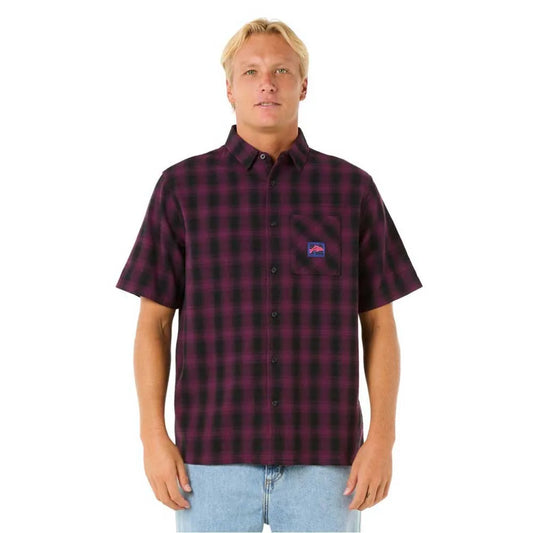 Rip curl Raw Energy Plaid short sleeve shirt