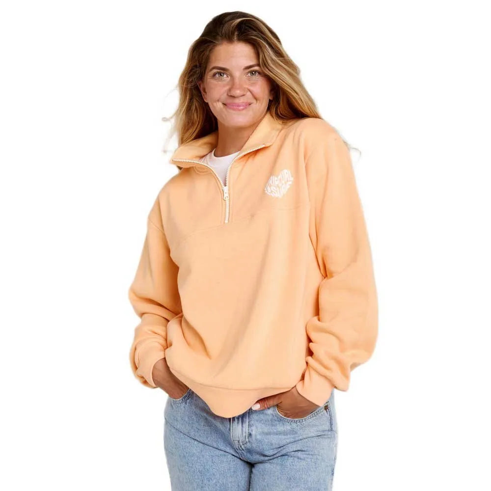Rip curl Rc Heart half zip sweatshirt