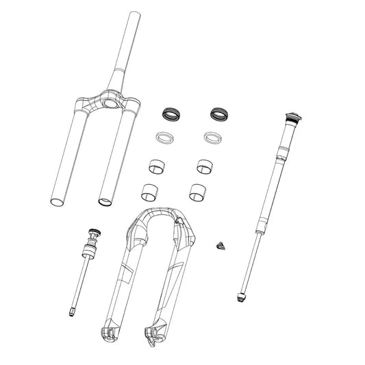 RockShox Lyrik 11.4018.090.076 crown/steerer/uppertube assembly fork