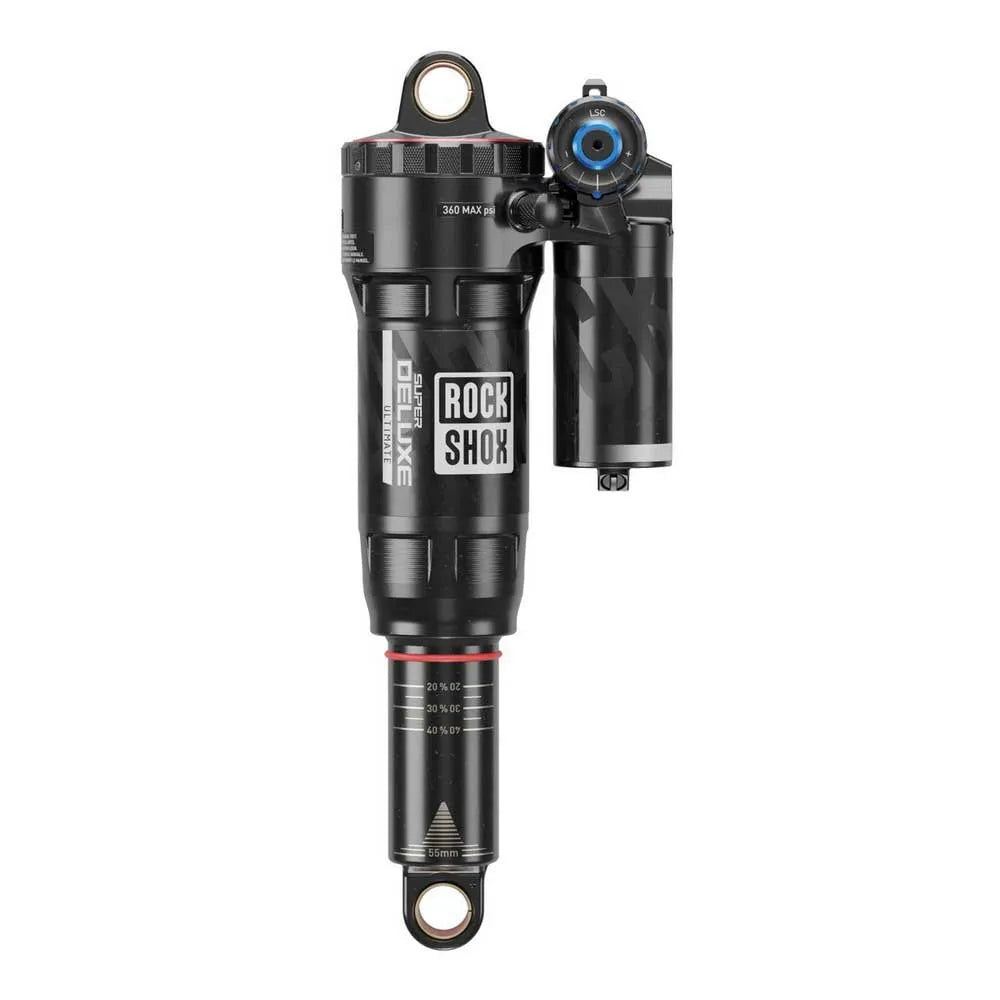 RockShox Super Deluxe Ultimate RC2T Linear Air 0 2 Position Token Reb55/Comp30 Lockout 4 Hydraulic Bottom Standard C2 shock absorber