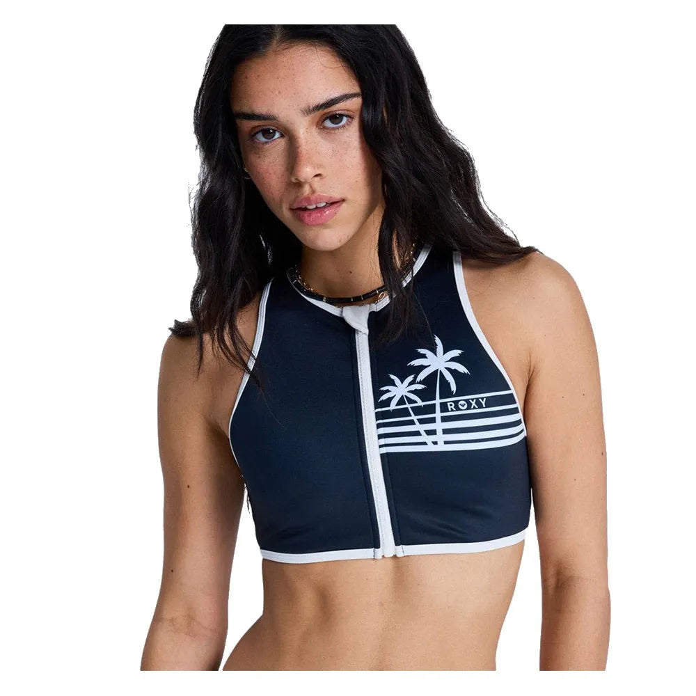 Roxy The Retro Essentials Crop Top bikini top