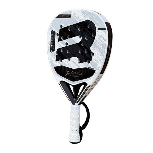 Royal padel golden white padel racket