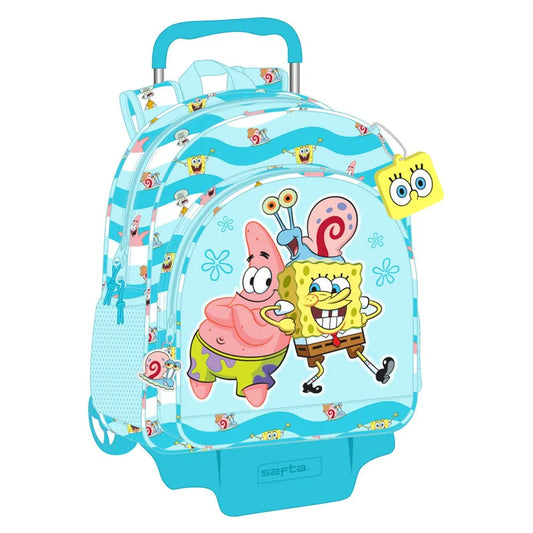 Safta Bob Esponja Stay Positive 20.1L 32x42x15 cm Wheeled Backpack
