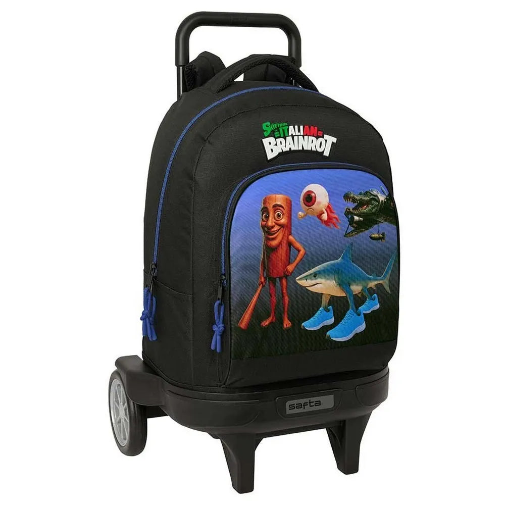 Safta Brainrot 33L Wheeled Backpack