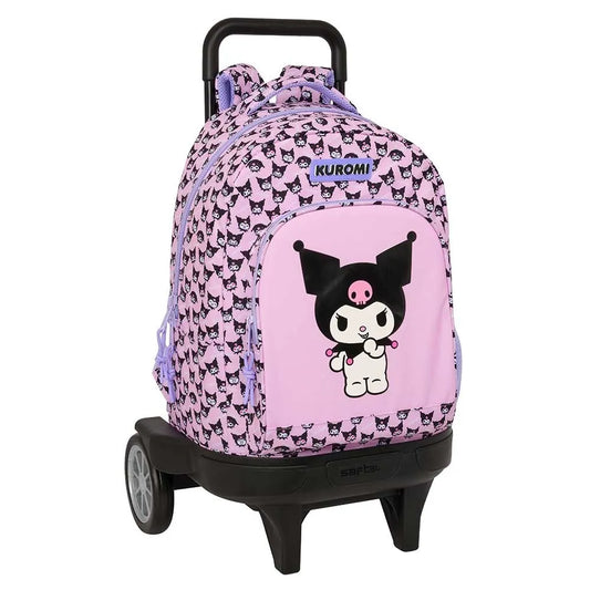 Safta Compact Evolutive Extraible Kuromi 33L 45x33x22 cm Wheeled Backpack