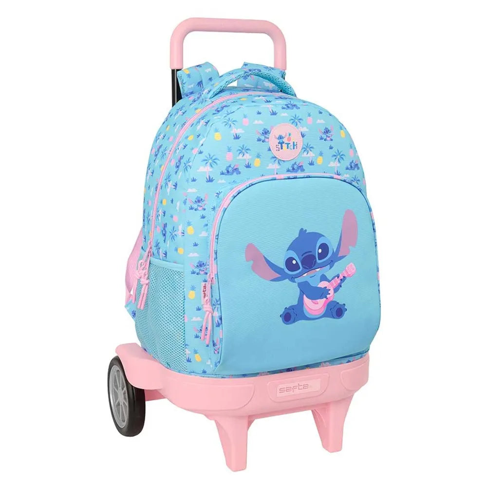 Safta Compact Evolutive Extraible Stitch Waves 33L 33x22x45 cm Wheeled Backpack