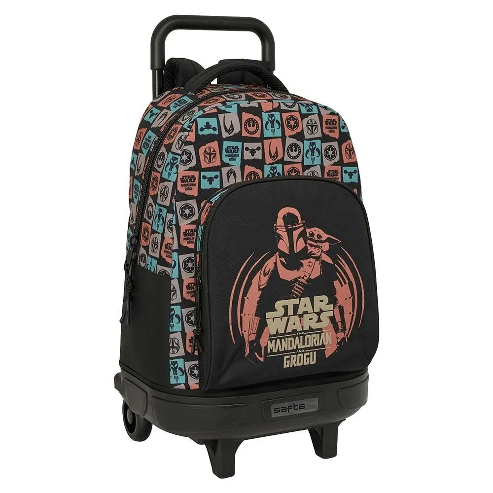 Safta Compact Extraible Mandalorian & Grogu 33L 33x22x45 cm Wheeled Backpack