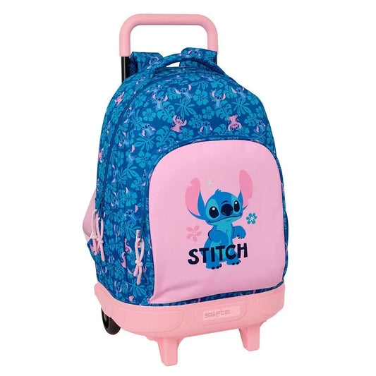 Safta Compact Extraible Stitch Lio 33L Wheeled Backpack