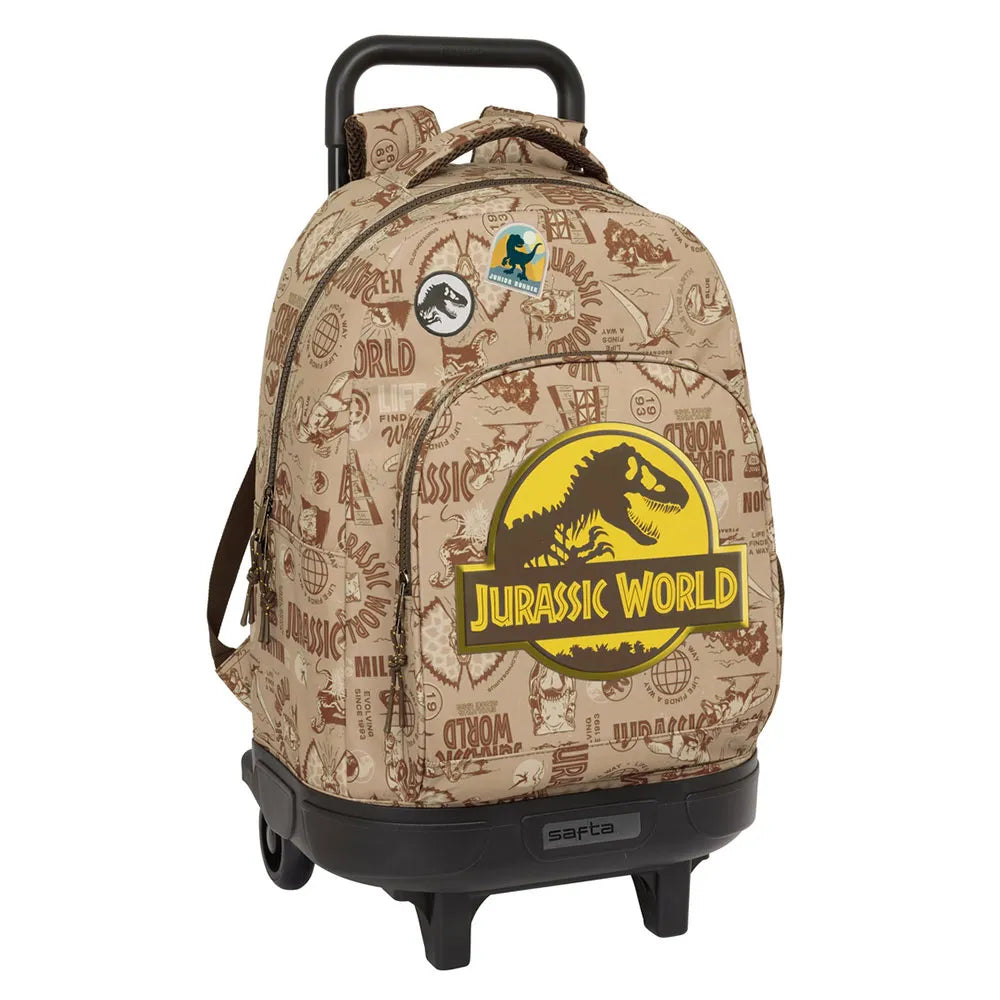 Safta Compact Jurassic World Wheeled Backpack