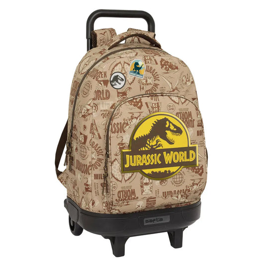 Safta Compact Jurassic World Wheeled Backpack