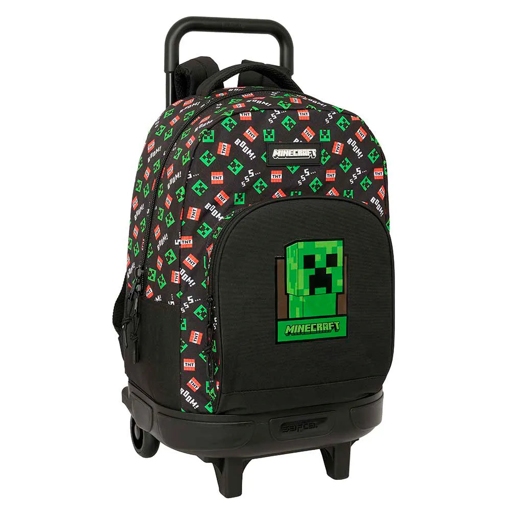 Safta Minecraft 33L 33x45x22 cm Wheeled Backpack