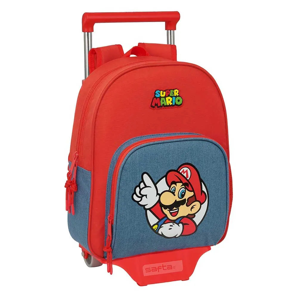 Safta Super Mario 10L Wheeled Backpack