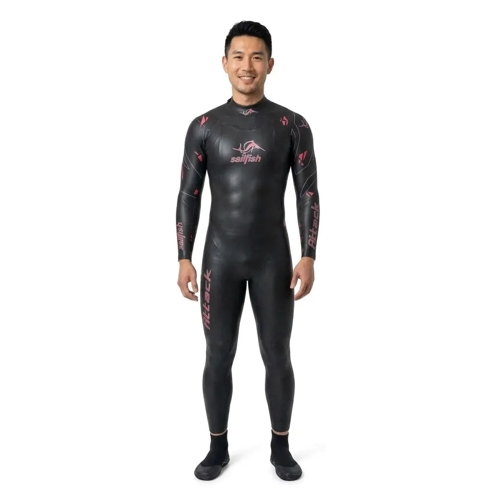 Sailfish Attack 8-4mm long sleeve neoprene wetsuit