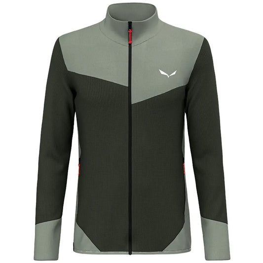 Salewa Puez Waffle Hybrid Polarlite full zip fleece