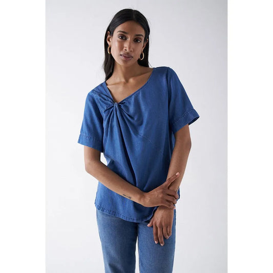 Salsa jeans 21008224 short sleeve blouse