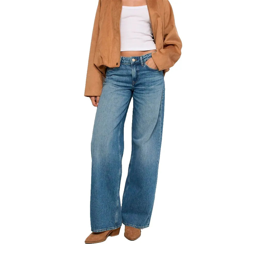 Salsa jeans 21011574 Wide Leg low waist jeans