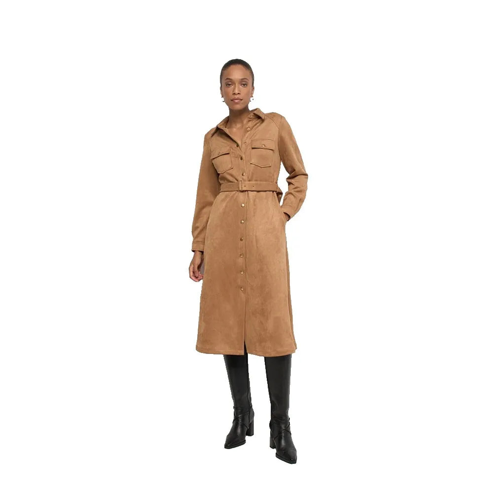 Salsa jeans 21011671 long sleeve midi dress