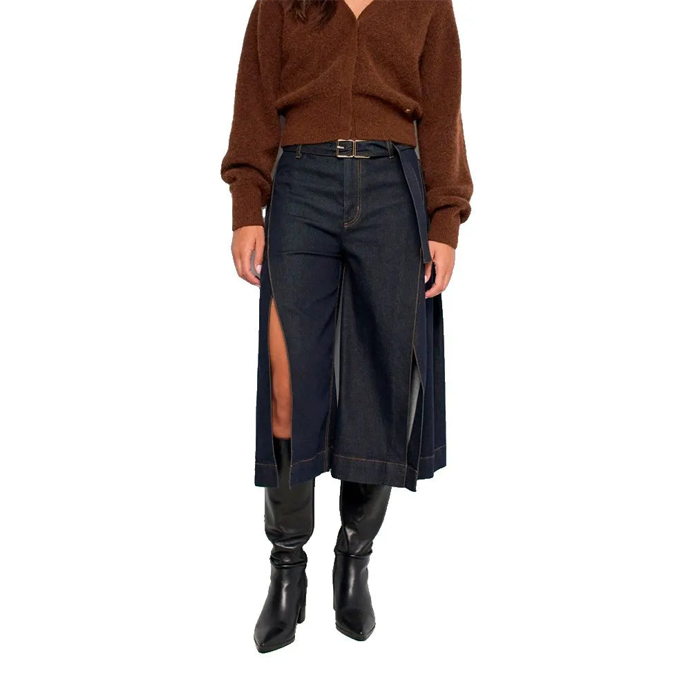 Salsa jeans 21011929 Wide Leg Cropped chino pants