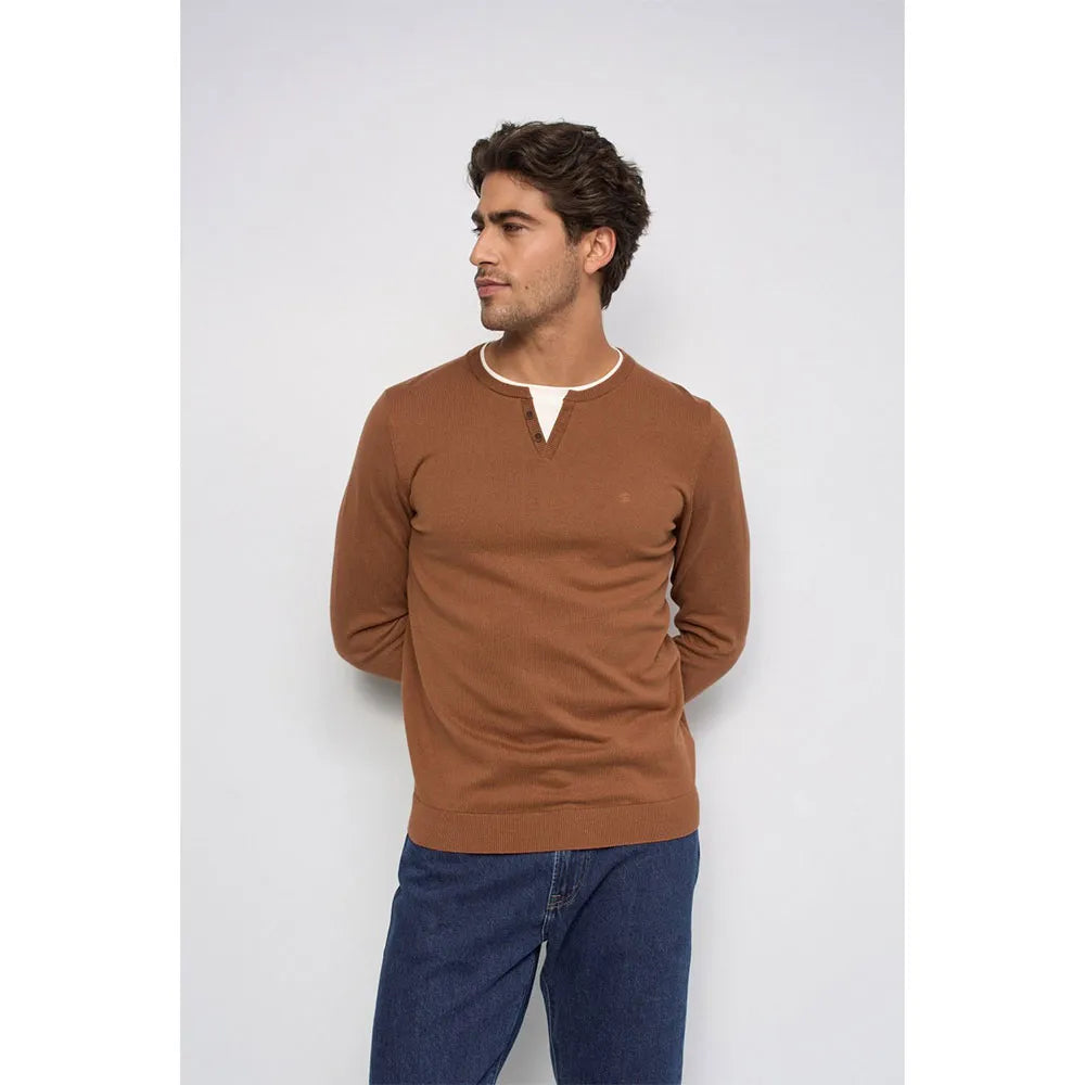 Salsa jeans Henley Regular Fit sweater