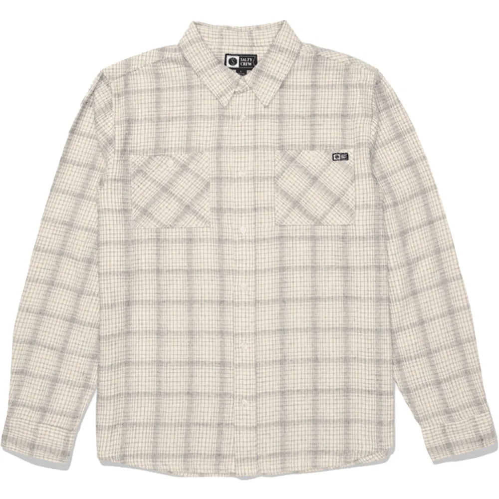 Salty crew Fine line flannel long sleeve shirt