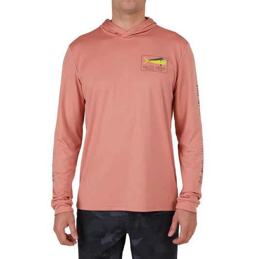 Salty crew Golden Mahi long sleeve rash guard
