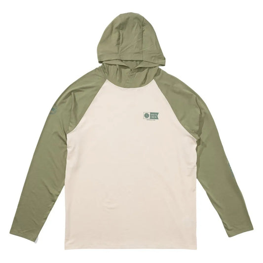 Salty crew Mariner hood tech long sleeve rash guard