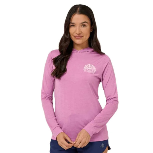 Salty crew Sunshine sunshirt hooded long sleeve rash guard