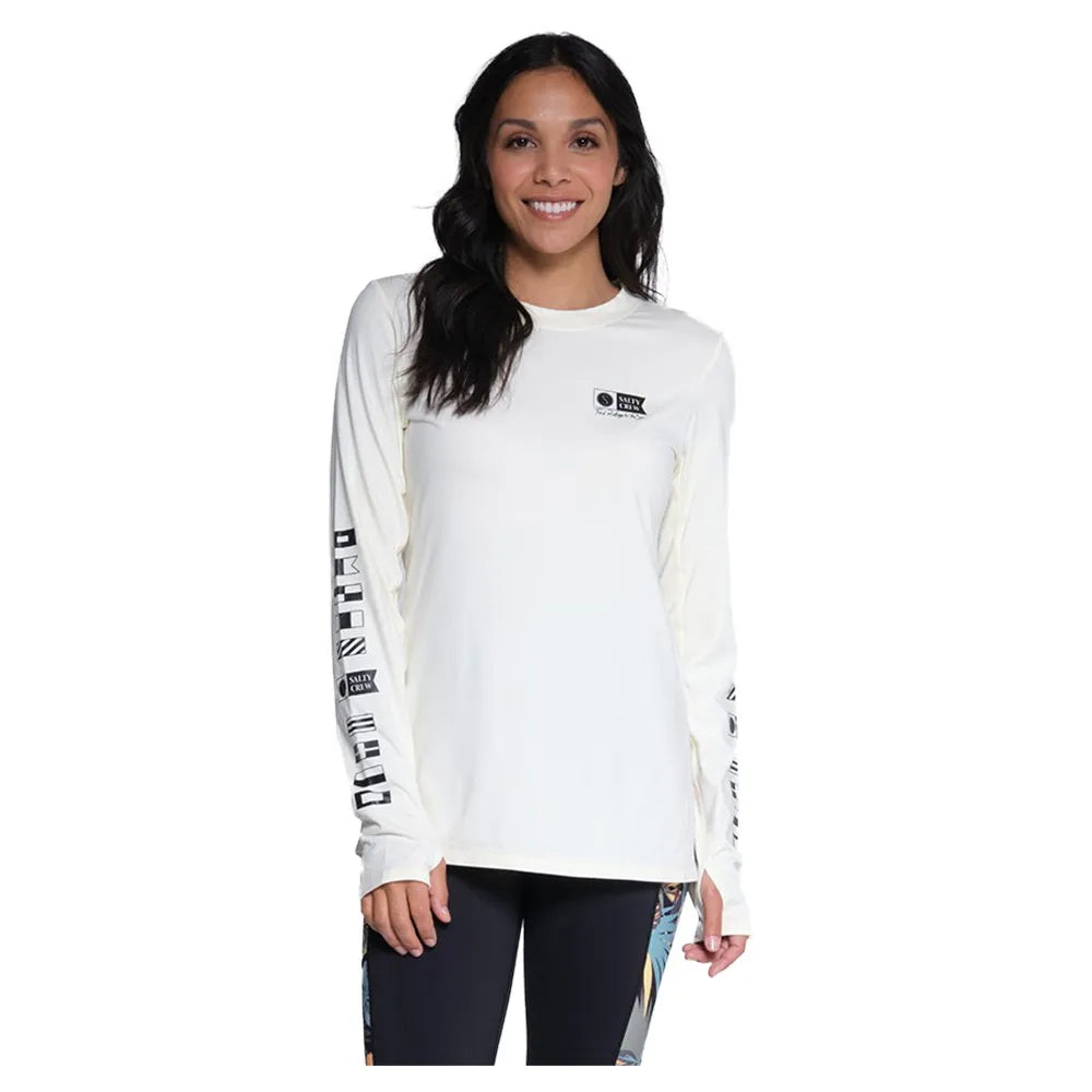Salty crew Thrill Seekers Crew Sunshirt long sleeve rash guard