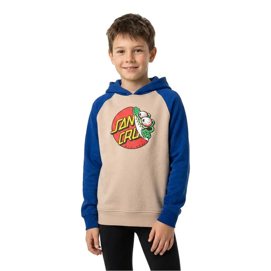 Santa cruz Beware dot front hoodie