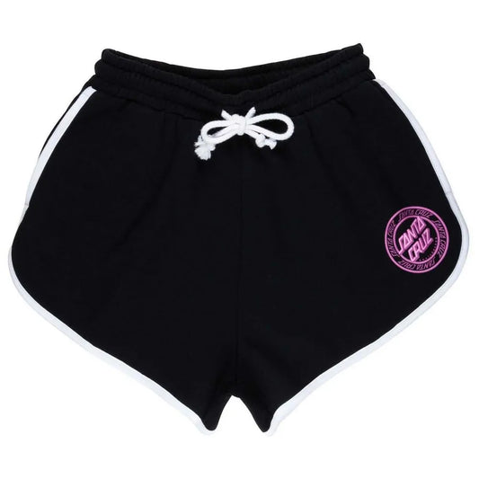 Santa cruz Check outline ringed dot shorts