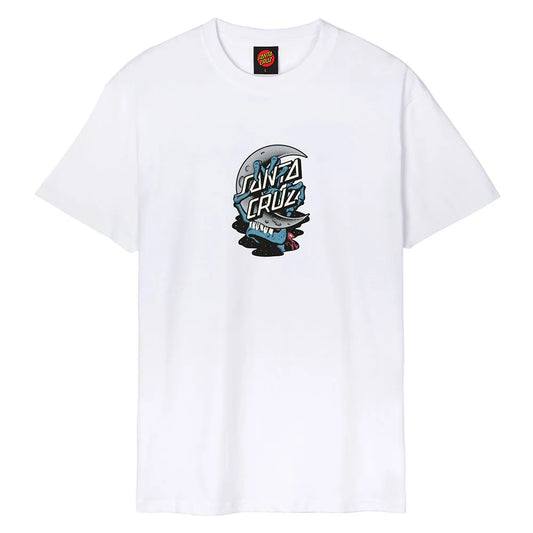 Santa cruz Crescent bone hand short sleeve T-shirt