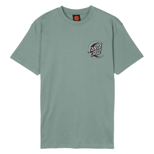Santa cruz Crescent moon chest short sleeve T-shirt