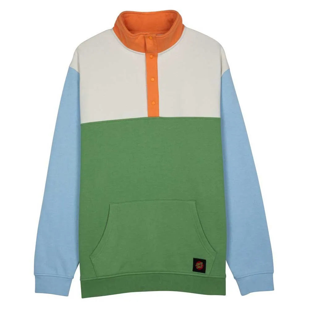 Santa cruz Crew classic dot label quarter sweatshirt
