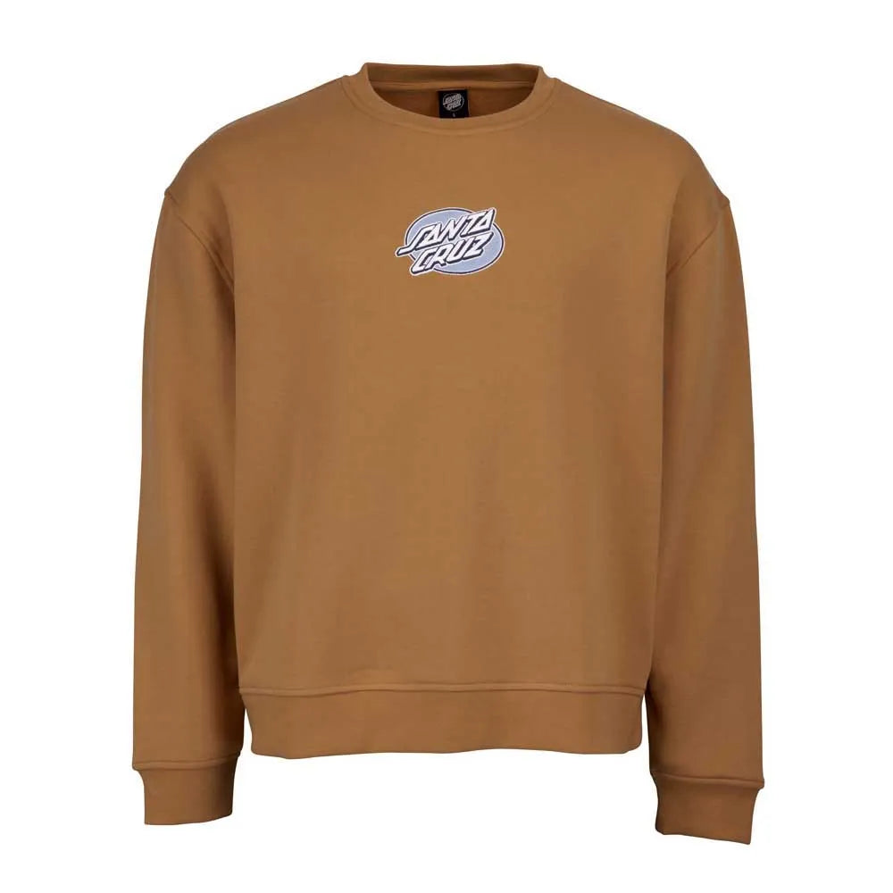 Santa cruz Crew lined oval dot sweatshirt