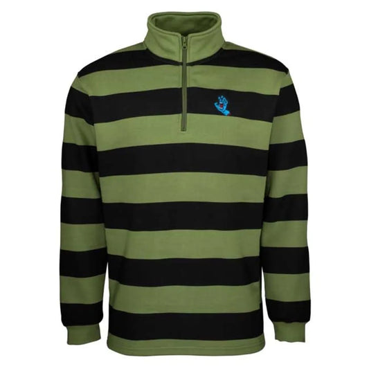 Santa cruz Crew mini screaming hand half zip sweatshirt