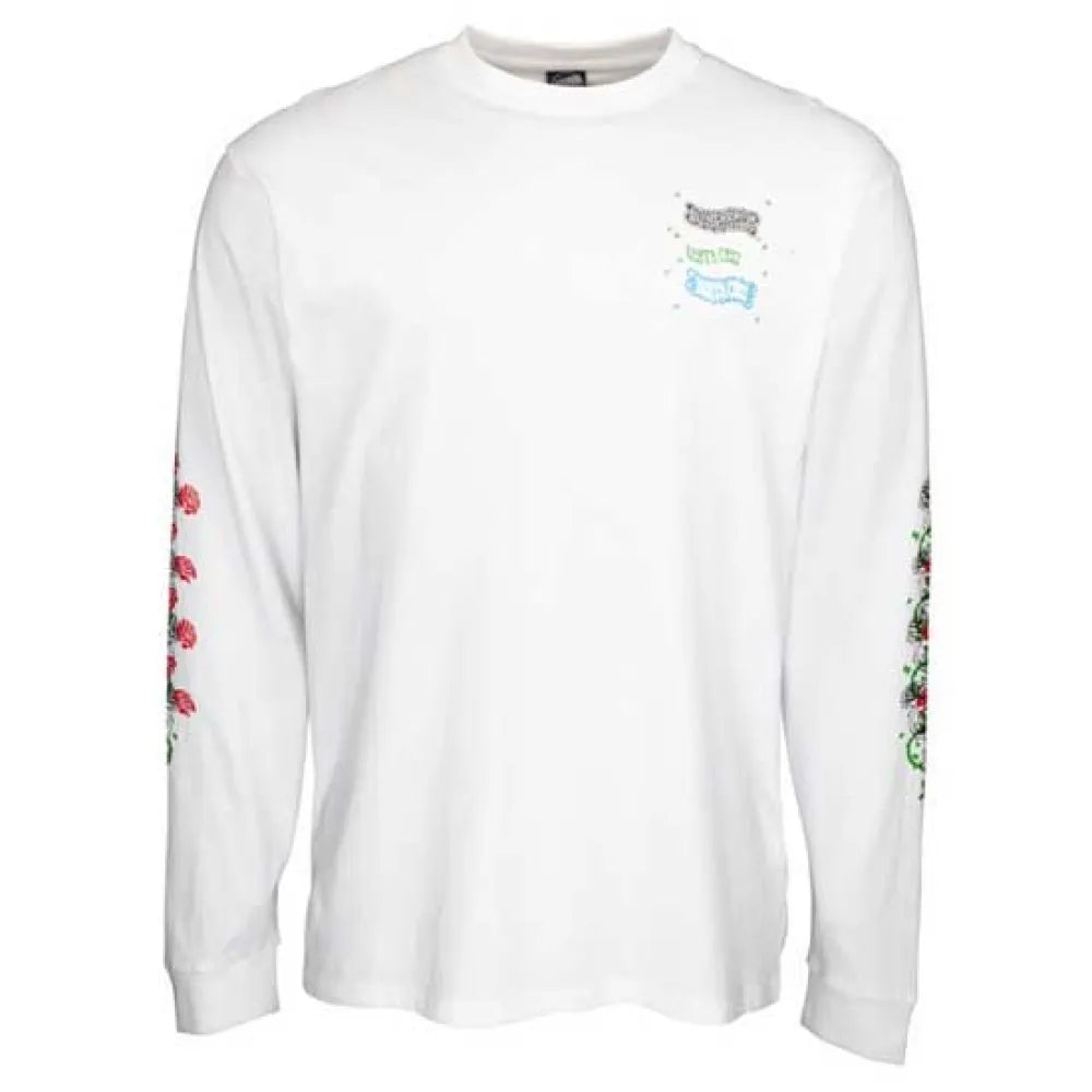 Santa cruz Dressen roses long sleeve T-shirt