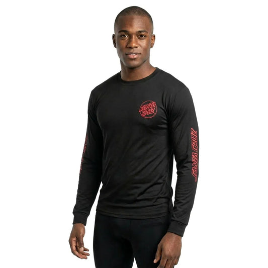 Santa cruz Fever dream mono dot long sleeve T-shirt