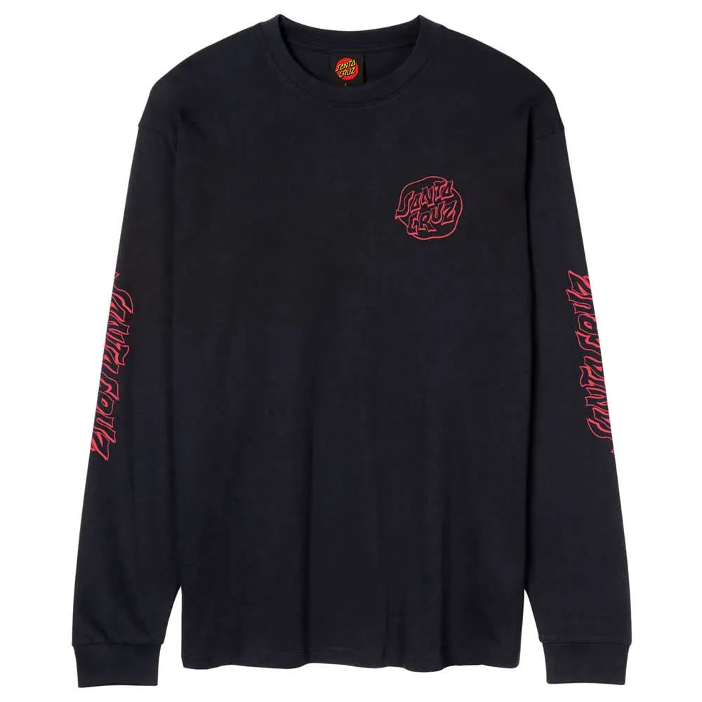 Santa cruz Fever dream mono dot long sleeve T-shirt