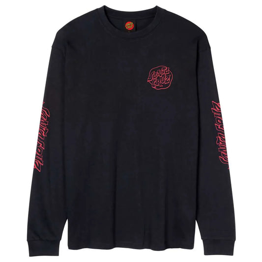 Santa cruz Fever dream mono dot long sleeve T-shirt