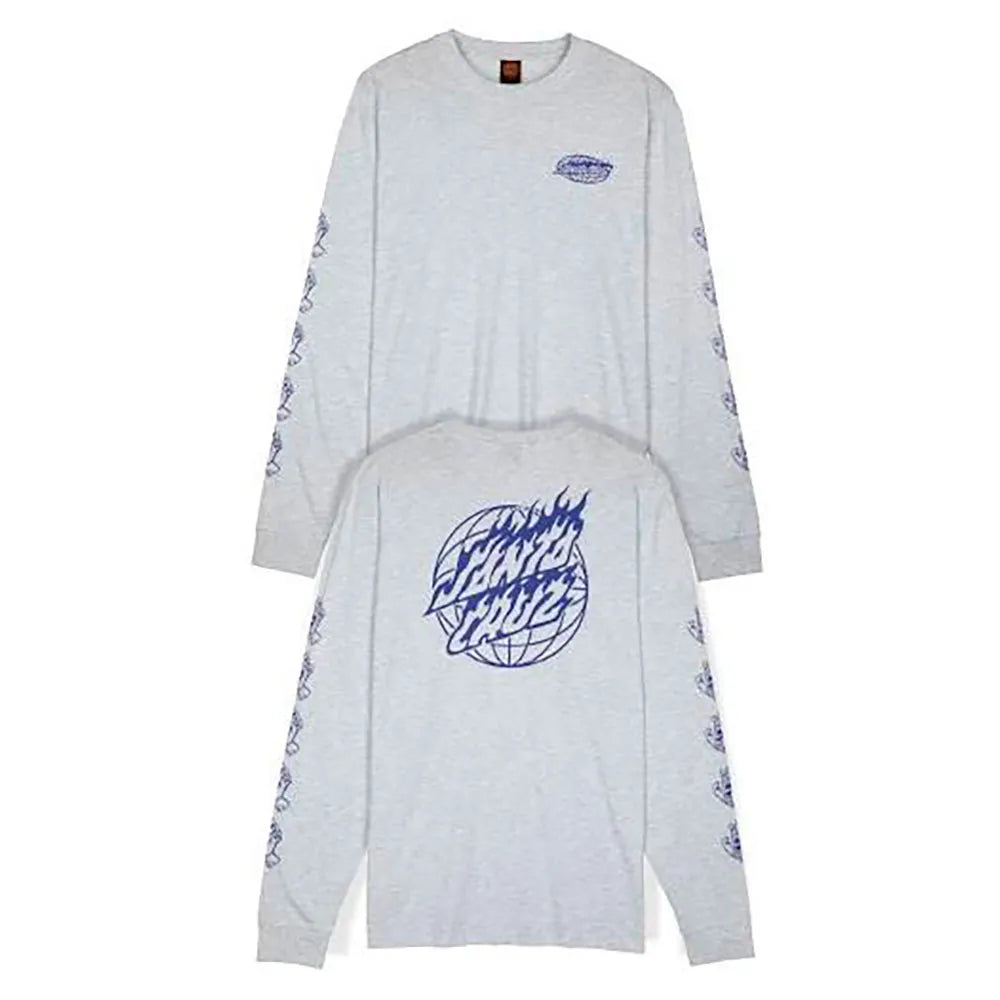Santa cruz Global flame dot long sleeve T-shirt